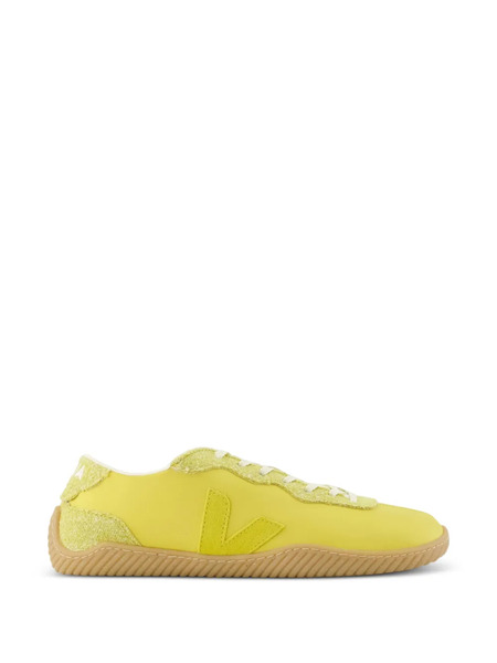  Veja X Baserange Almond-toe Sneakers - Yellow 