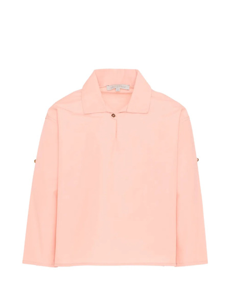  Vélocipède Long-sleeve Polo Shirt - Pink 