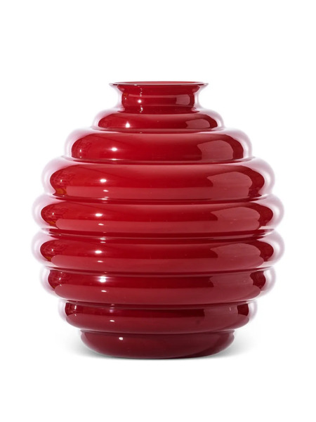  Venini Ceramic Vase - Red 