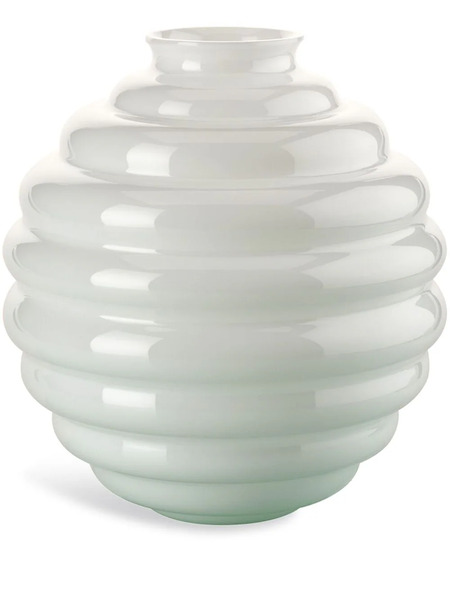  Venini Deco Glass Vase - White 