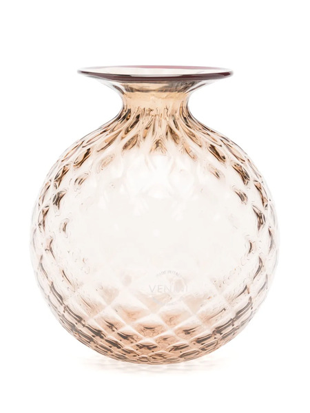  Venini Monofiori Balloton Vase (14cm) - Neutrals 