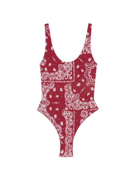  Venuja Bandana-print Swimsuit - Red 