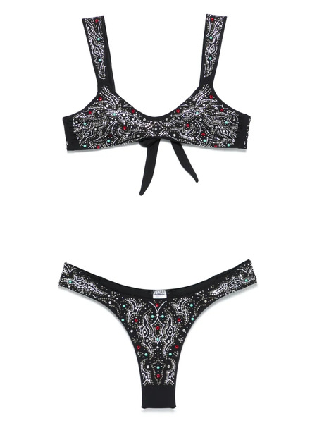  Venuja Embellished Bikini Brassiere - Black 