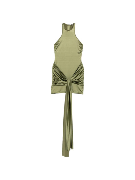  Venuja Knot-detail Mini Dress - Green 