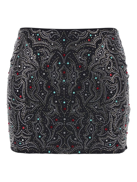  Venuja Sequin-embellished Skirt - Black 