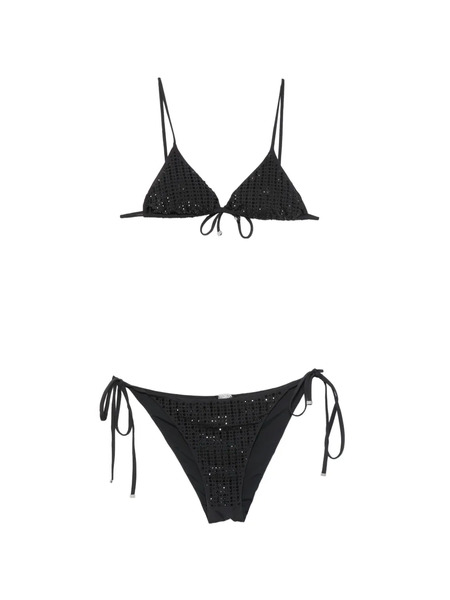  Venuja Tie-detail Bikini - Black 