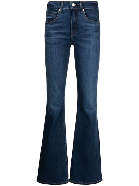  Veronica Beard Beverly High-rise Flared Jeans - Blue 