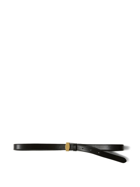  Veronica Beard Buckle Leather Belt - Black 