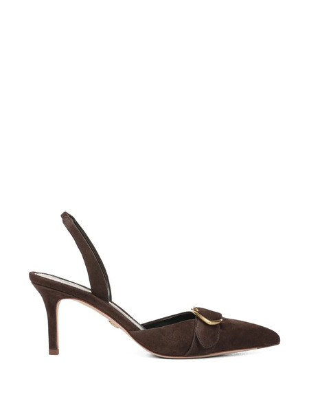  Veronica Beard Buckle-strap Pumps - Brown 