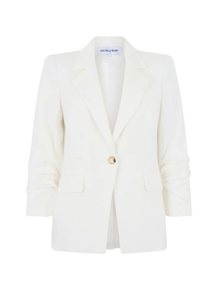  Veronica Beard Button-fastening Blazer - White 