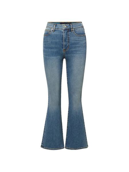  Veronica Beard Carson High-rise Flared Jeans - Blue 