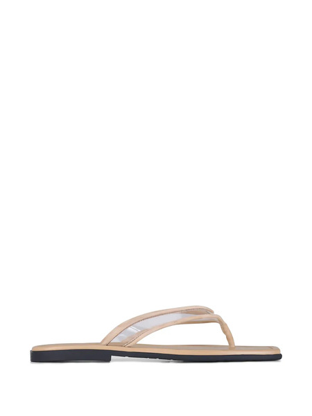  Veronica Beard Clear Strap Sandals - White 