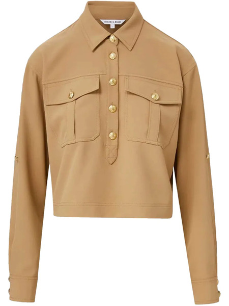  Veronica Beard Colvin Blouse - Brown 