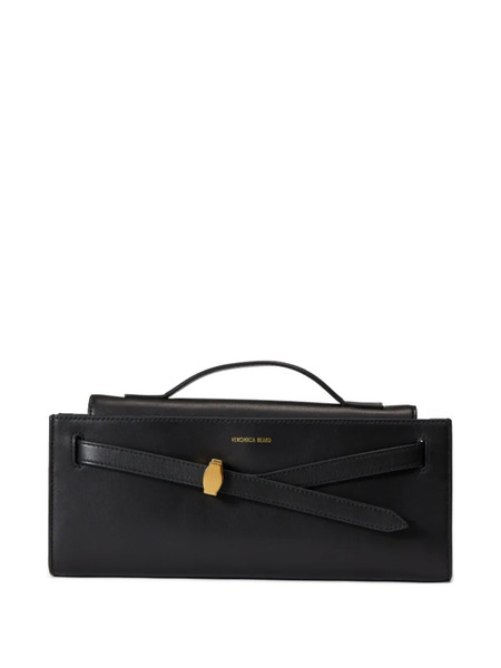  Veronica Beard Dash Leather Clutch Bag - Black 