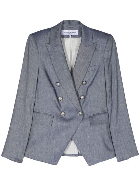  Veronica Beard Dickey Double-breasted Blazer - Blue 