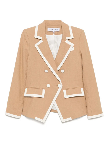  Veronica Beard Edison Dickey Blazer - Neutrals 