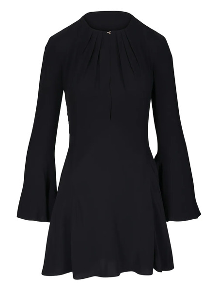  Veronica Beard Ezri Bell-sleeve Mini Dress - Black 