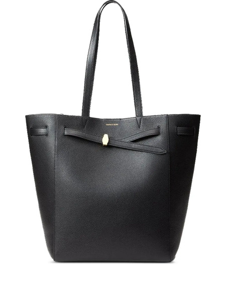  Veronica Beard Leather Tote Bag - Black 