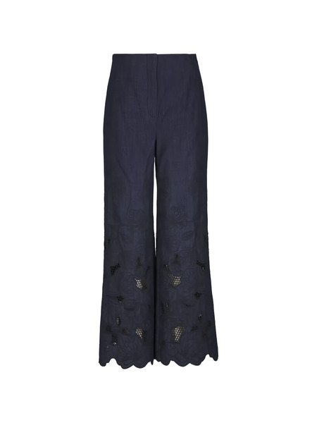  Veronica Beard Osborne Flared Trousers - Blue 