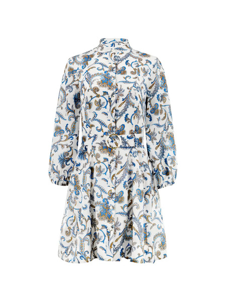  Veronica Beard Paisley-print Dress - White 