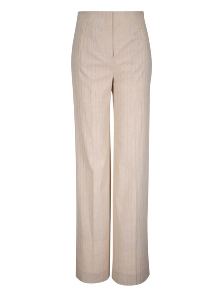  Veronica Beard Pinstripe Trousers - Neutrals 