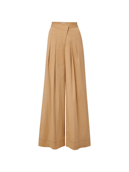  Veronica Beard Pleated Trousers - Brown 