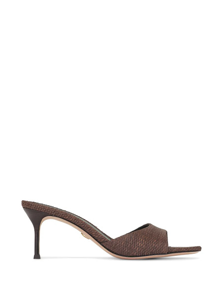  Veronica Beard Raffia Sandals - Brown 