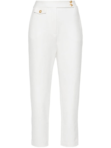  Veronica Beard Renzo Slim-fit Cropped Trousers - White 