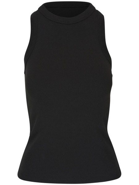  Veronica Beard Sleeveless Ribbed Top - Black 