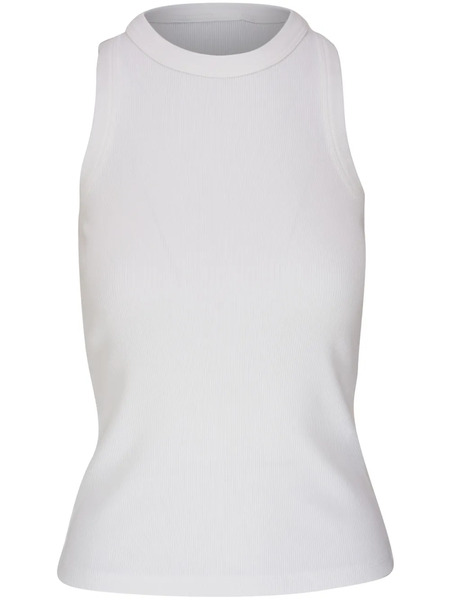  Veronica Beard Sleeveless Ribbed Top - White 