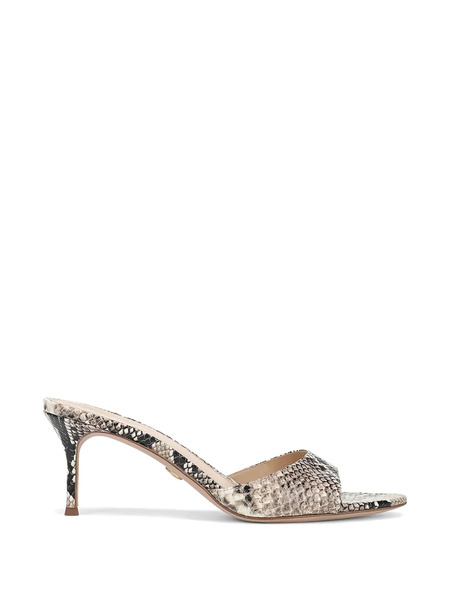  Veronica Beard Snake Print Sandals - Neutrals 