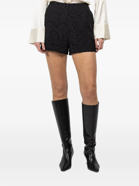  Veronica Beard Yadira Lace Shorts - Black 