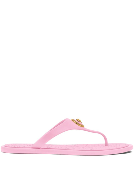  Versace Alia Metallic-detail Flip-flops - Pink 