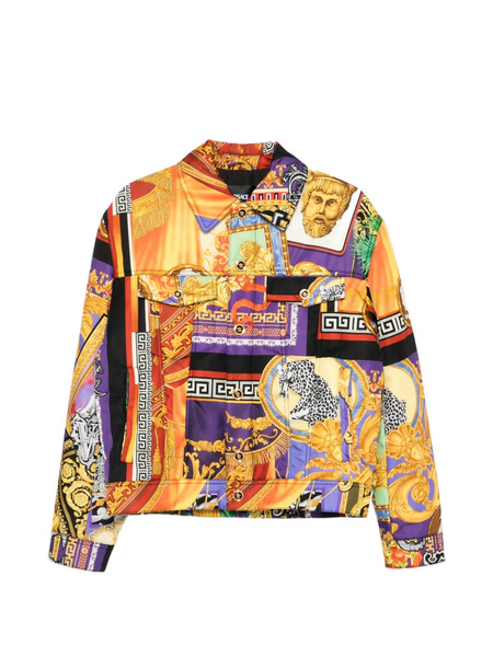  Versace All-over-pattern Jacket - Orange 