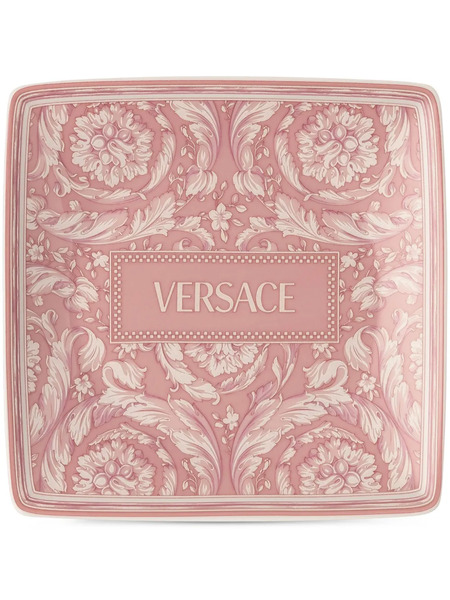  Versace Barocco Coppetta Porcelain Plate (12cm) - Pink 