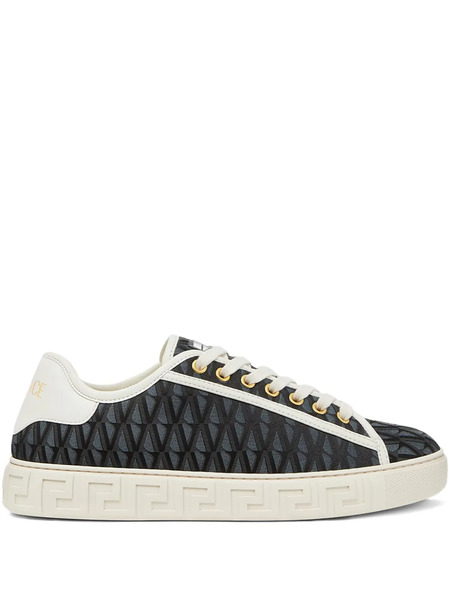  Versace Barocco Greca Sneakers - Black 