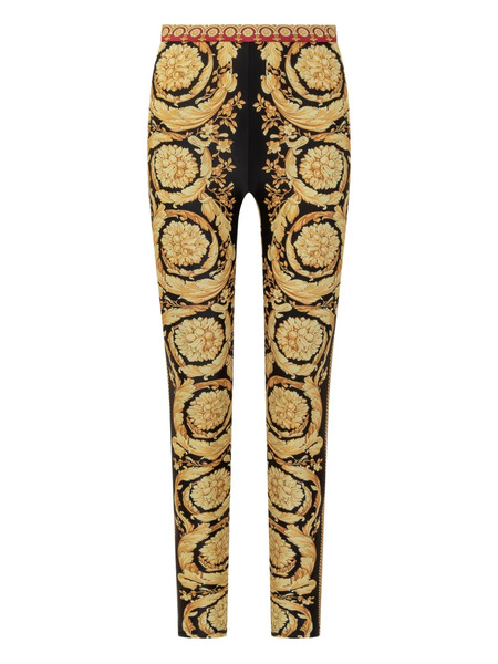  Versace Barocco Print Leggings - Black 