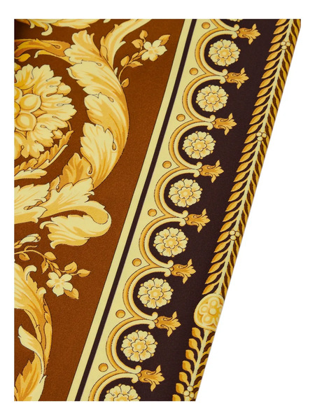  Versace Barocco Print Leggings - Brown 