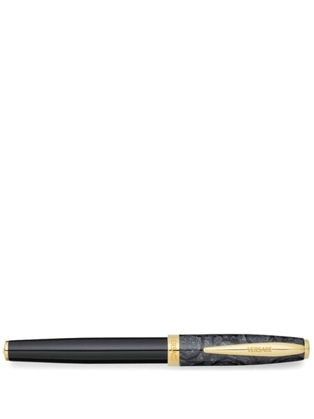 Versace Barocco-print Roller Pen - Black 