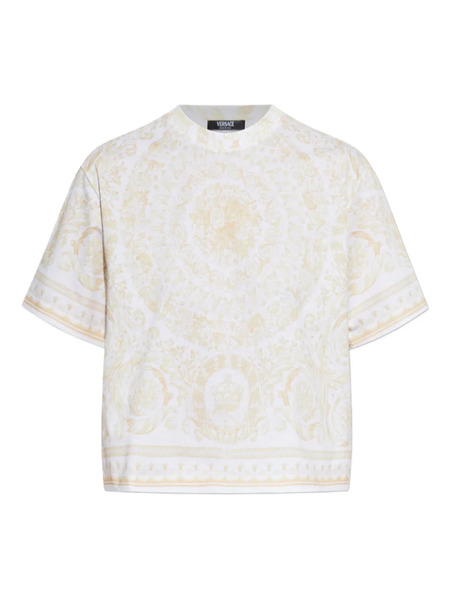  Versace Barocco-print T-shirt - White 