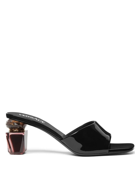  Versace Bright Crystal Sandals - Black 