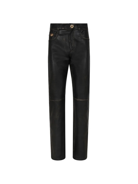  Versace Button-fastening Trousers - Black 