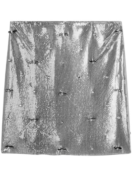  Versace Cielo Stellato Mini Skirt - Grey 