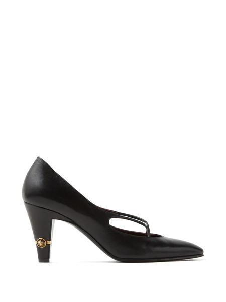  Versace Criss-cross Medallion Pumps - Black 