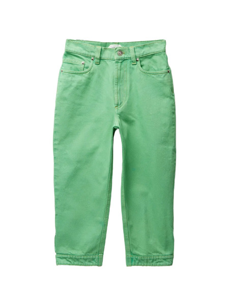  Versace Cropped Denim Jeans - Green 