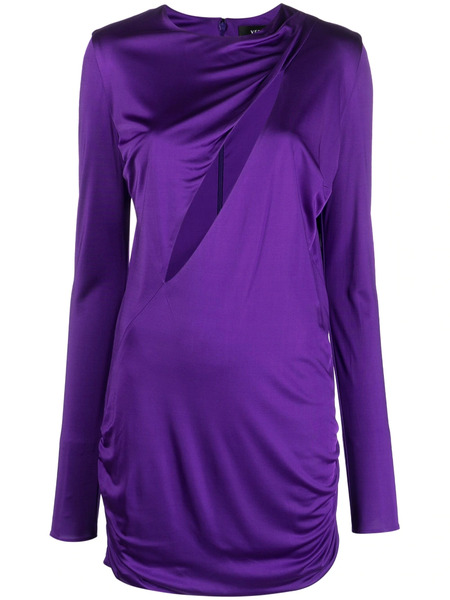  Versace Cut-out Minidress - Purple 