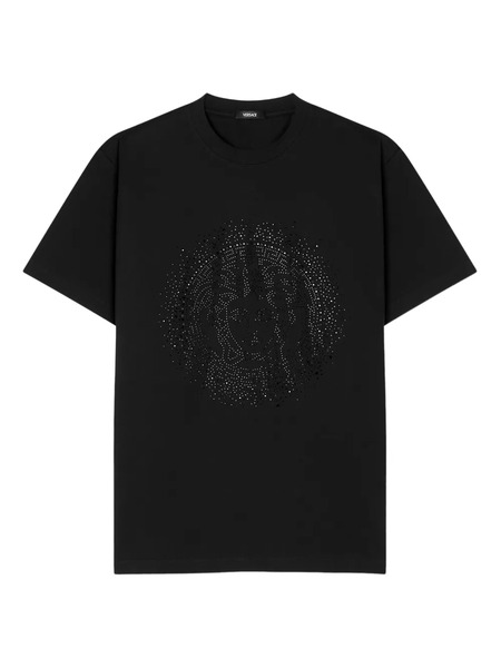  Versace Embellished T-shirt - Black 
