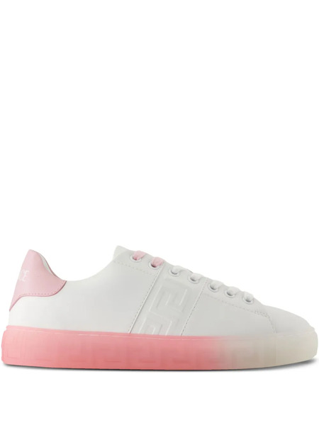  Versace Embossed-logo Gradient Sole Sneakers - White 