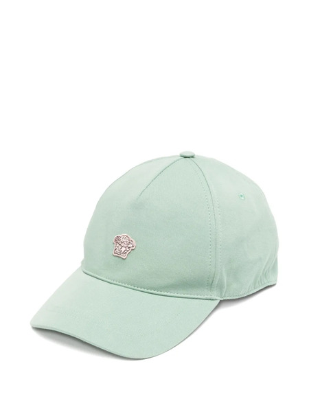  Versace Embroidered Medusa Baseball Cap - Green 
