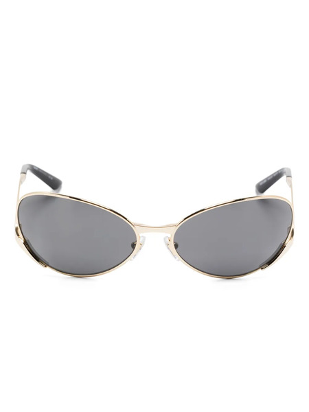  Versace Eyewear Cat-eye Frame Sunglasses - Gold 